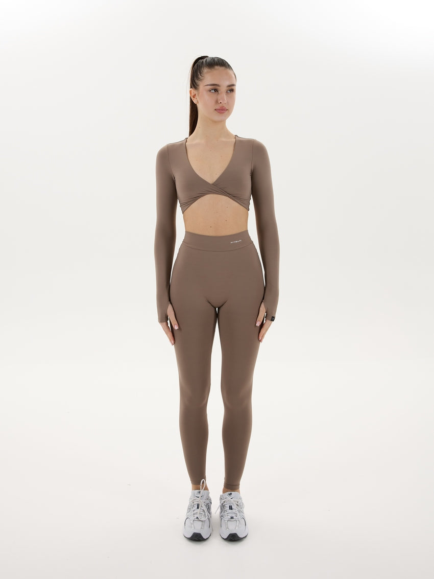Leggings FITRUN YOGA Allure "Sand VE"