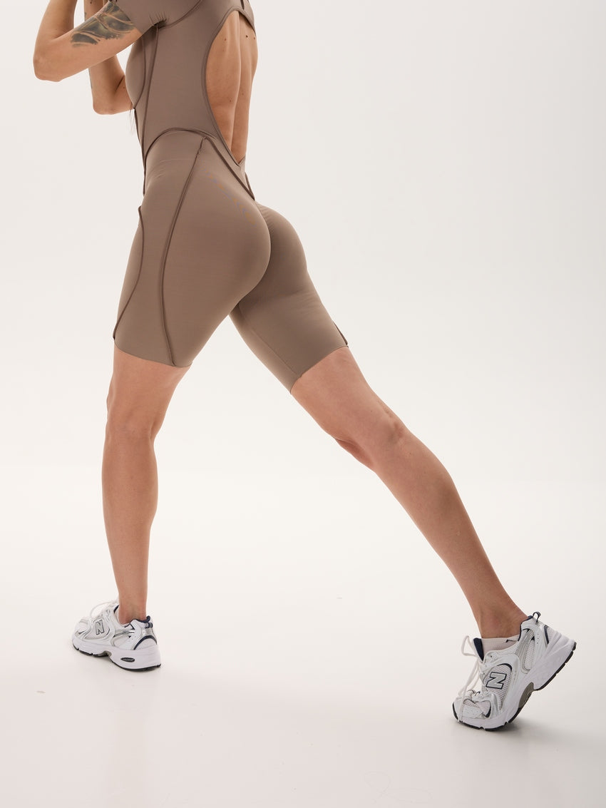 Jumpsuit FITRUN BodySuit Short Versa "Sand VE"
