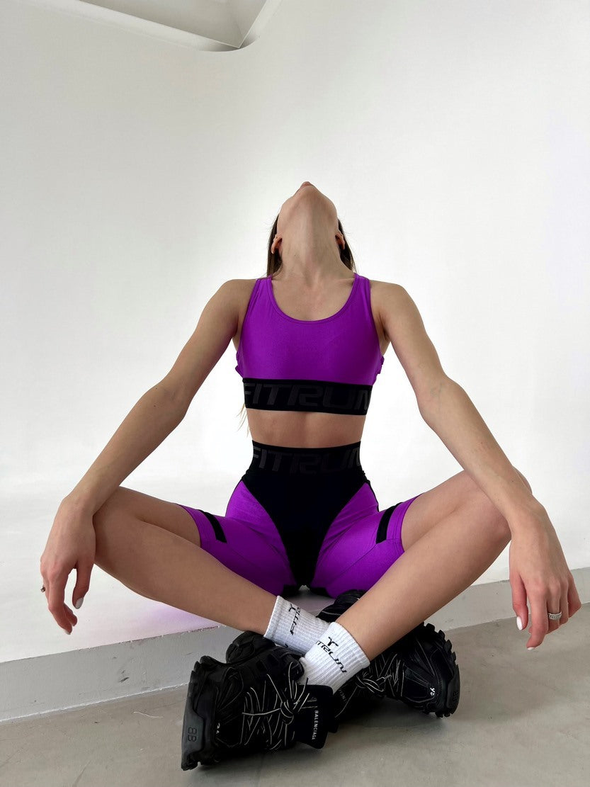 Спортивний Топ FITRUN Top X "Shine Violet"