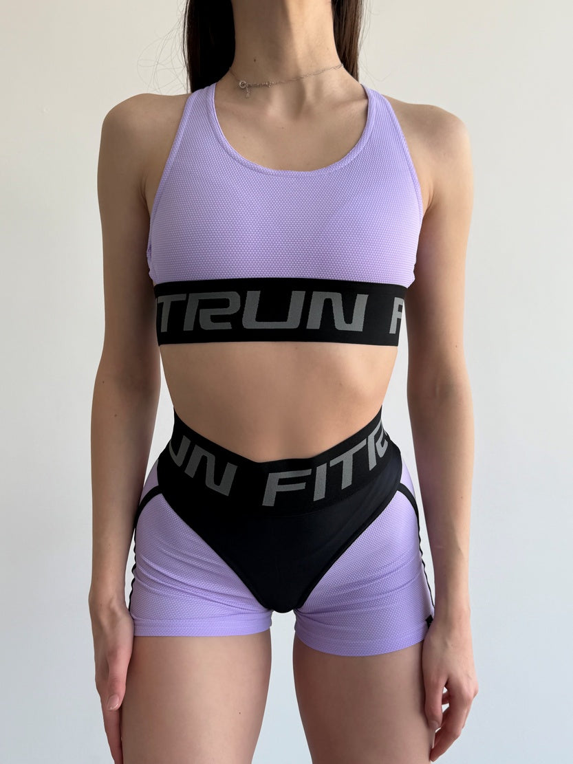 Shorts FITRUN Shorts Super Nuts "Lilac Relief"