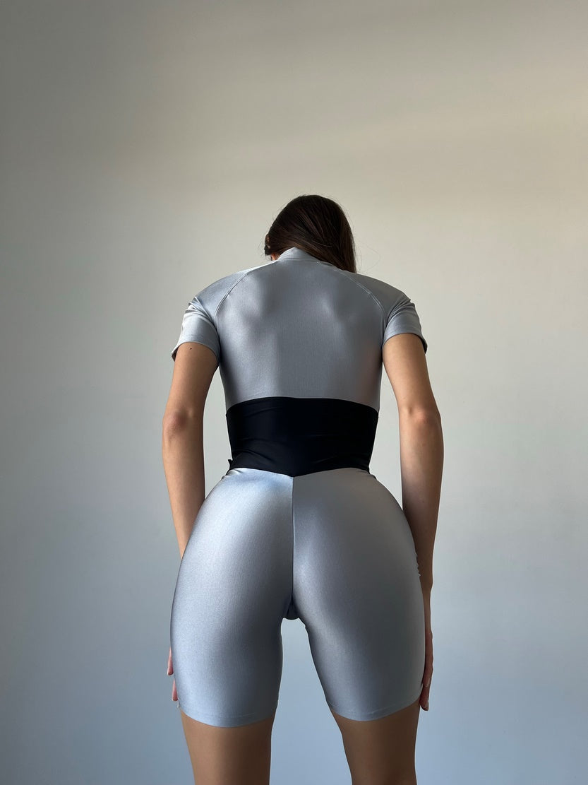 Комбінезон FITRUN Jumpsuit Base Short "Shine Silver"