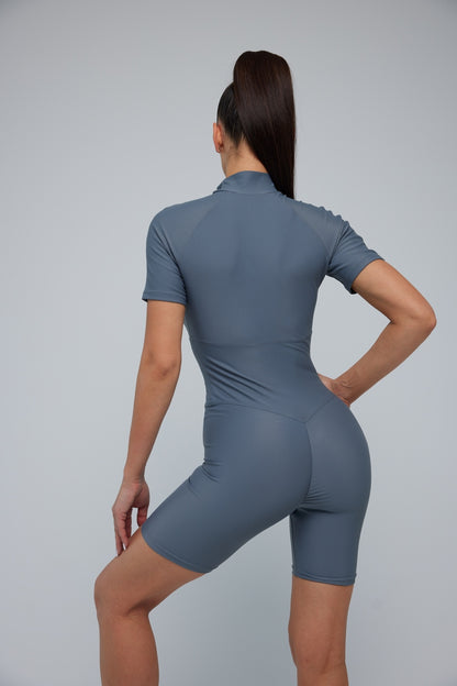 Jumpsuit FITRUN Jumpsuit Base Short "Total Silver"