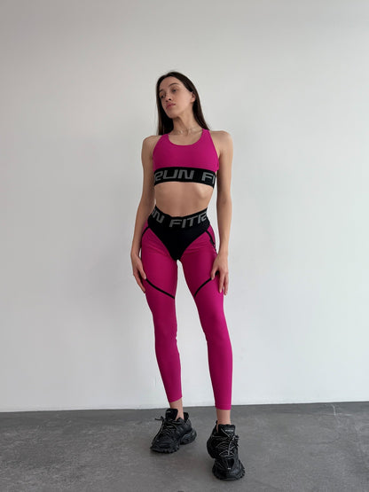Leggings FITRUN Leggings Super Nuts "Rose"