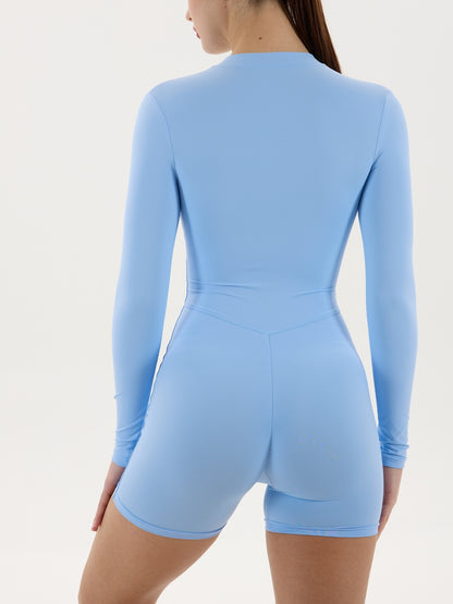 Jumpsuit FITRUN SKIN ZIP Short "Sky VE"