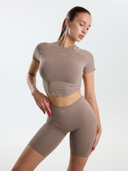 T-shirt-Corset FITRUN Versa 2.0 "Sand VE"