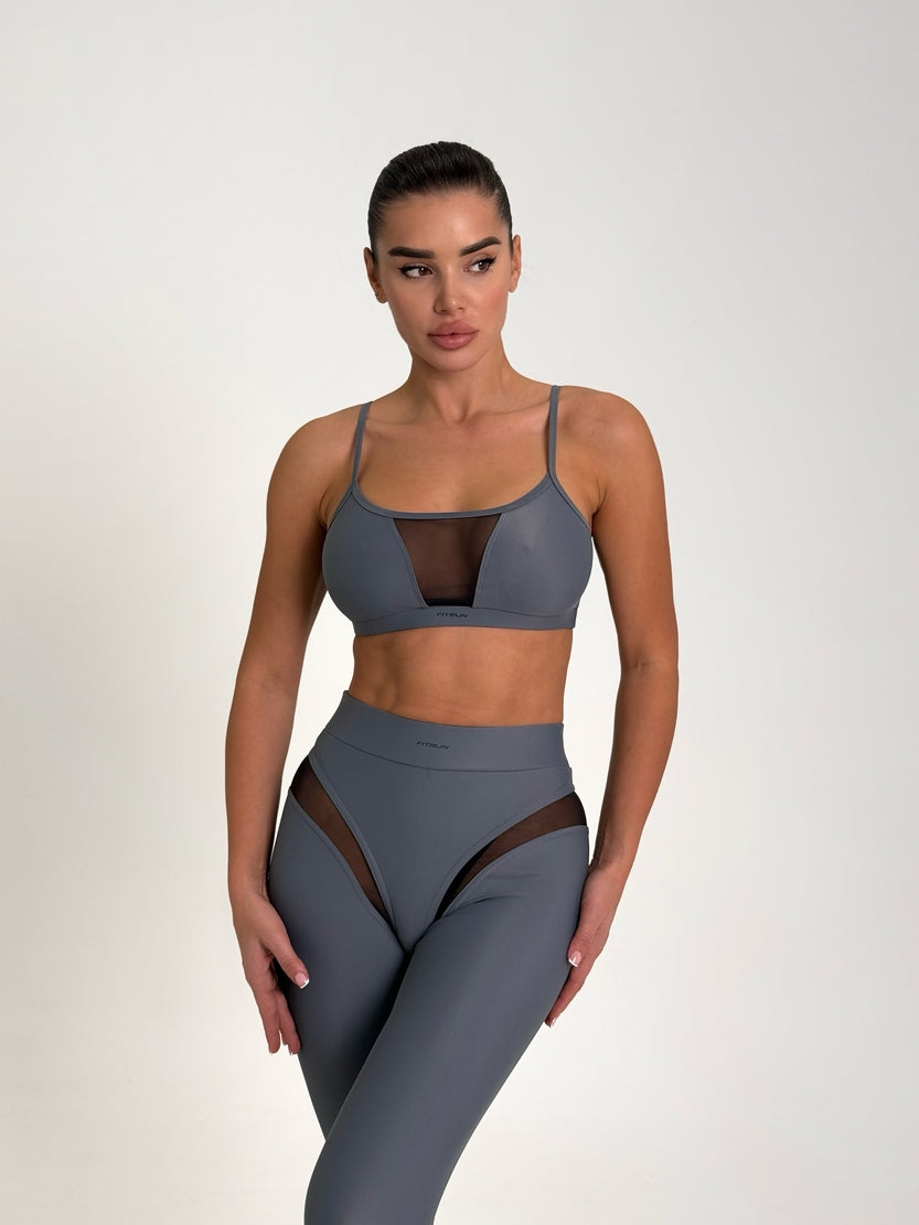 Leggings FITRUN Leggings SPIDER EVA "Silver"