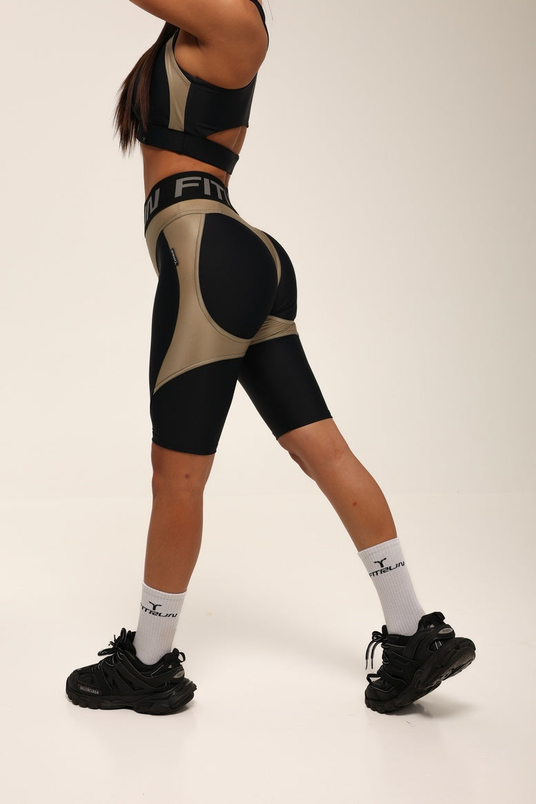 Велосипедки FITRUN  Cycling NICE Push-Up "Beige Blaze"