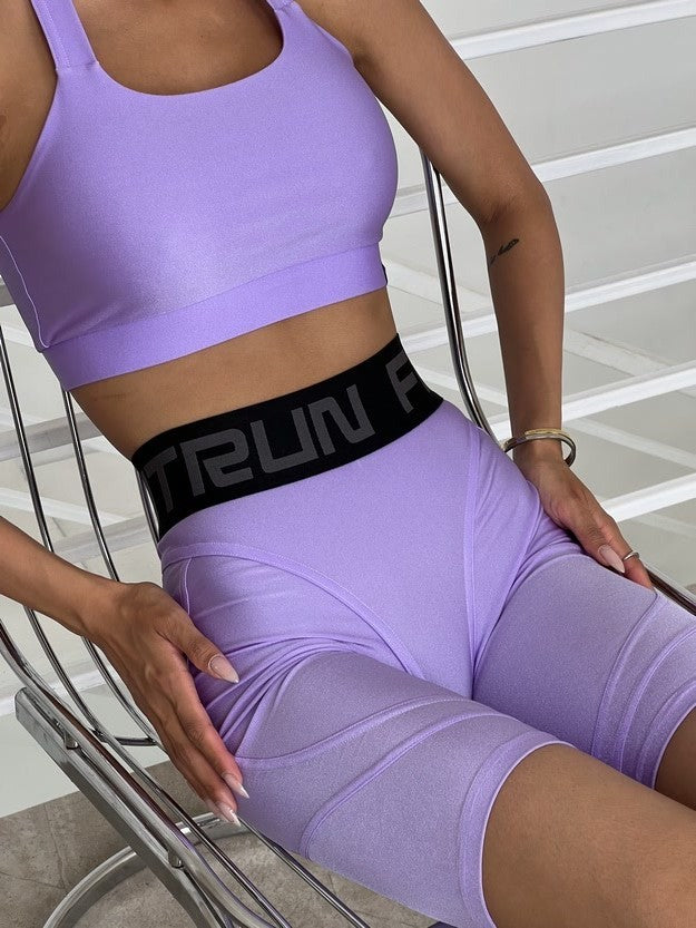 Велосипедки FITRUN Cycling Super Nuts Push-Up "Total Shine Lilac"