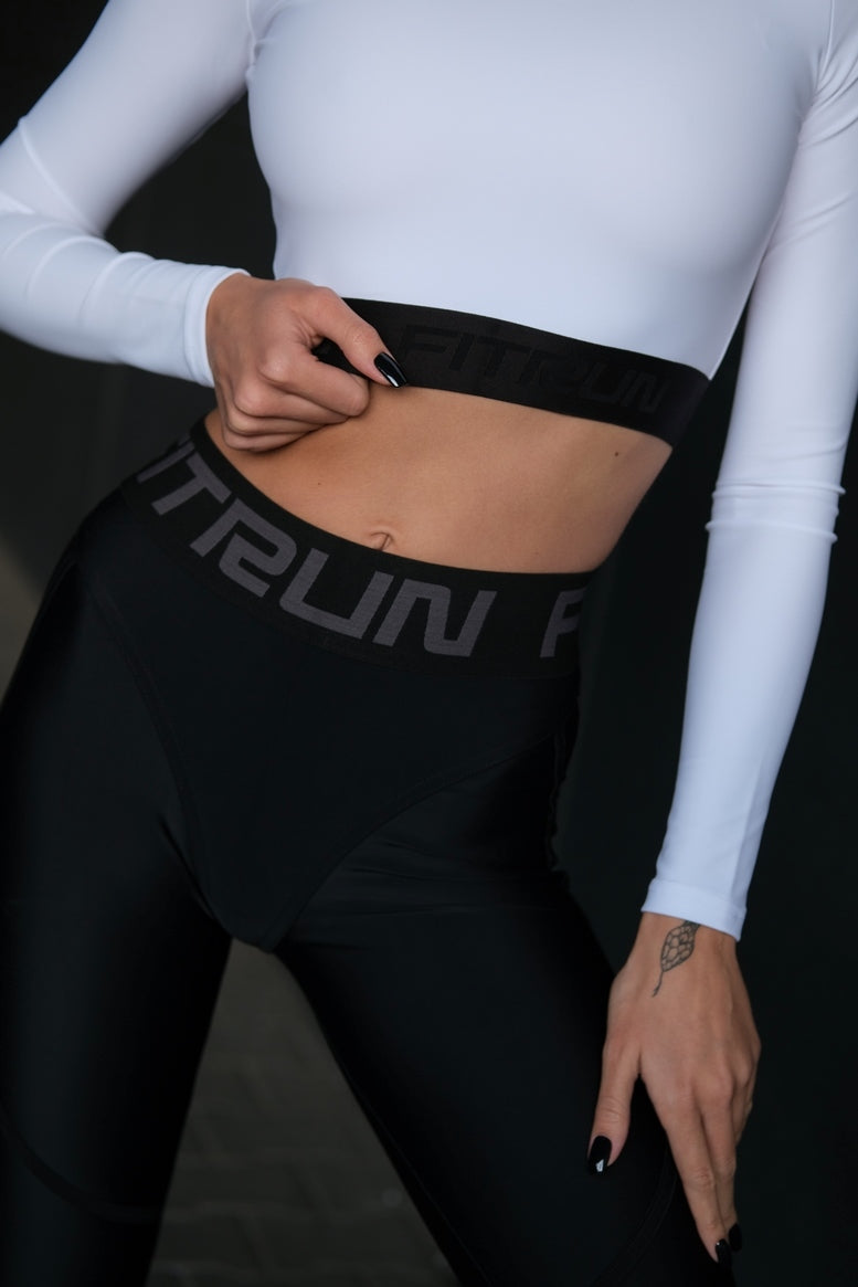 Укорочений рашгард FITRUN Rashguard Midi "White"