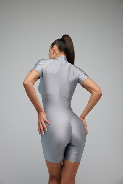 Jumpsuit FITRUN Jumpsuit Base Short "Total Shine Silver"