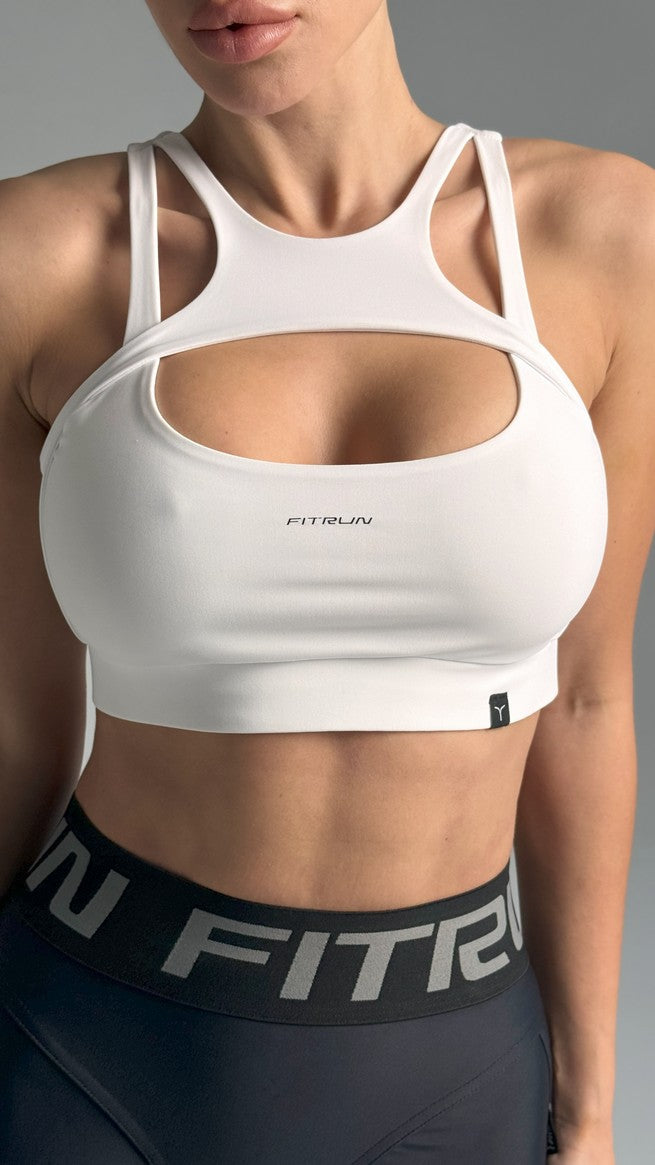 Sports Top FITRUN Top Comfort "Total White"