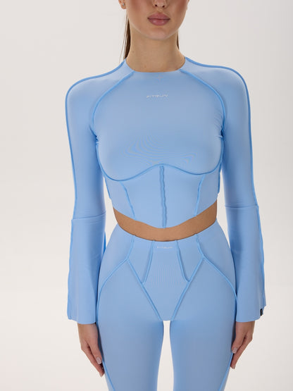 FITRUN Long Sleeve-Corset DISCO Versa "Sky VE"