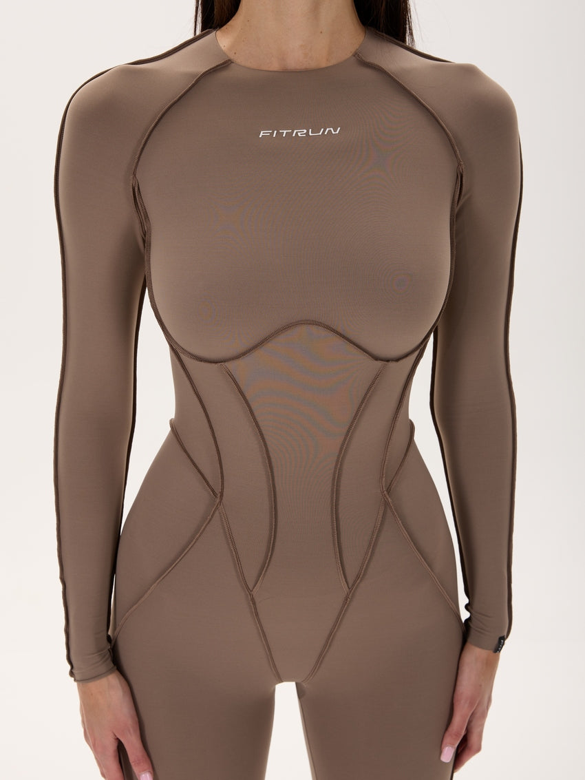 Salopetă FITRUN Body Suit Long Versa "Sand VE"