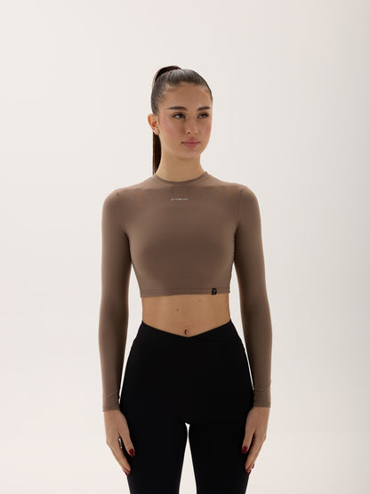 FITRUN Long Sleeve SKIN BASE "Sand VE"