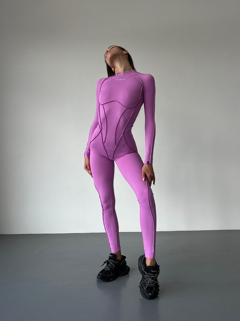 Комбінезон FITRUN BodySuit Long Versa "Fuchsia VE"