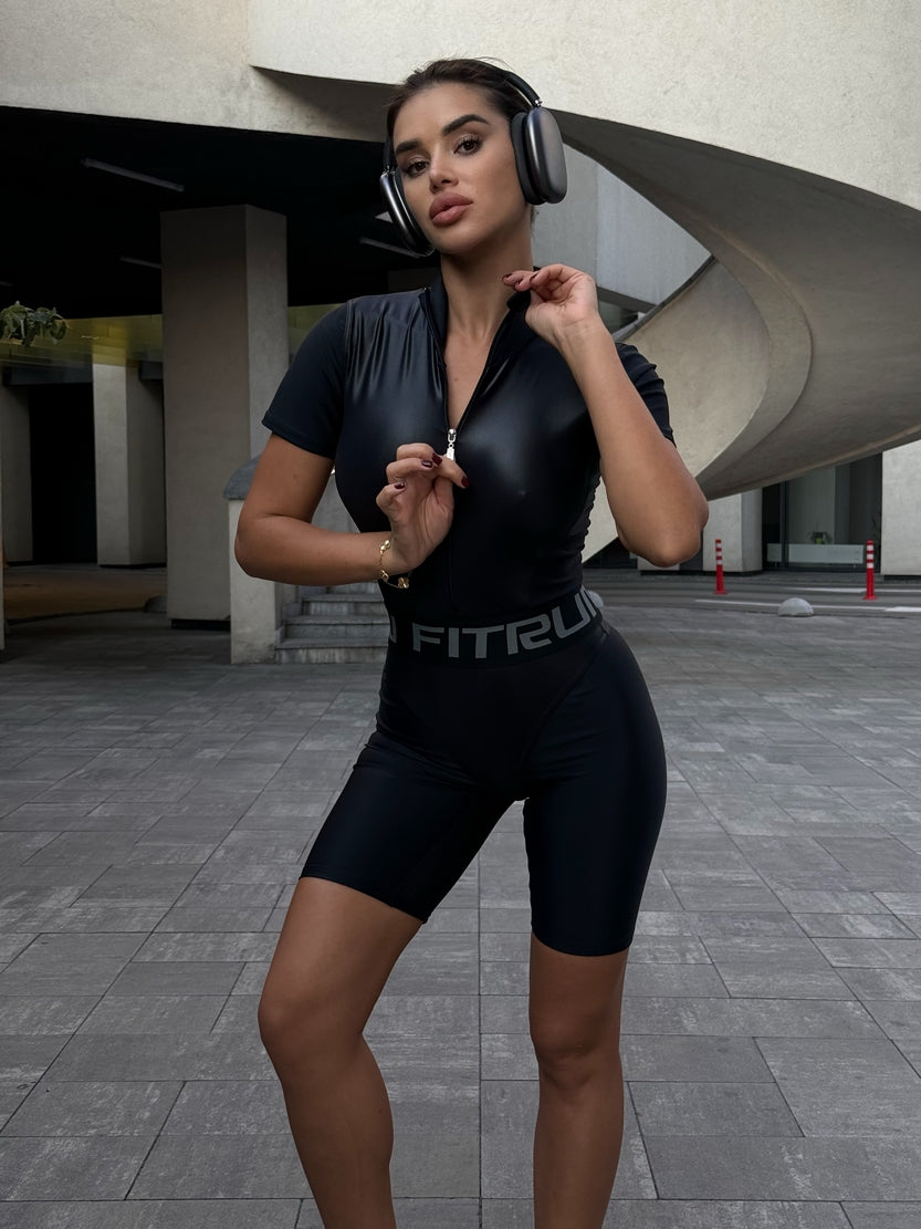 Комбінезон FITRUN Jumpsuit Super Nuts Short "Black Blaze"