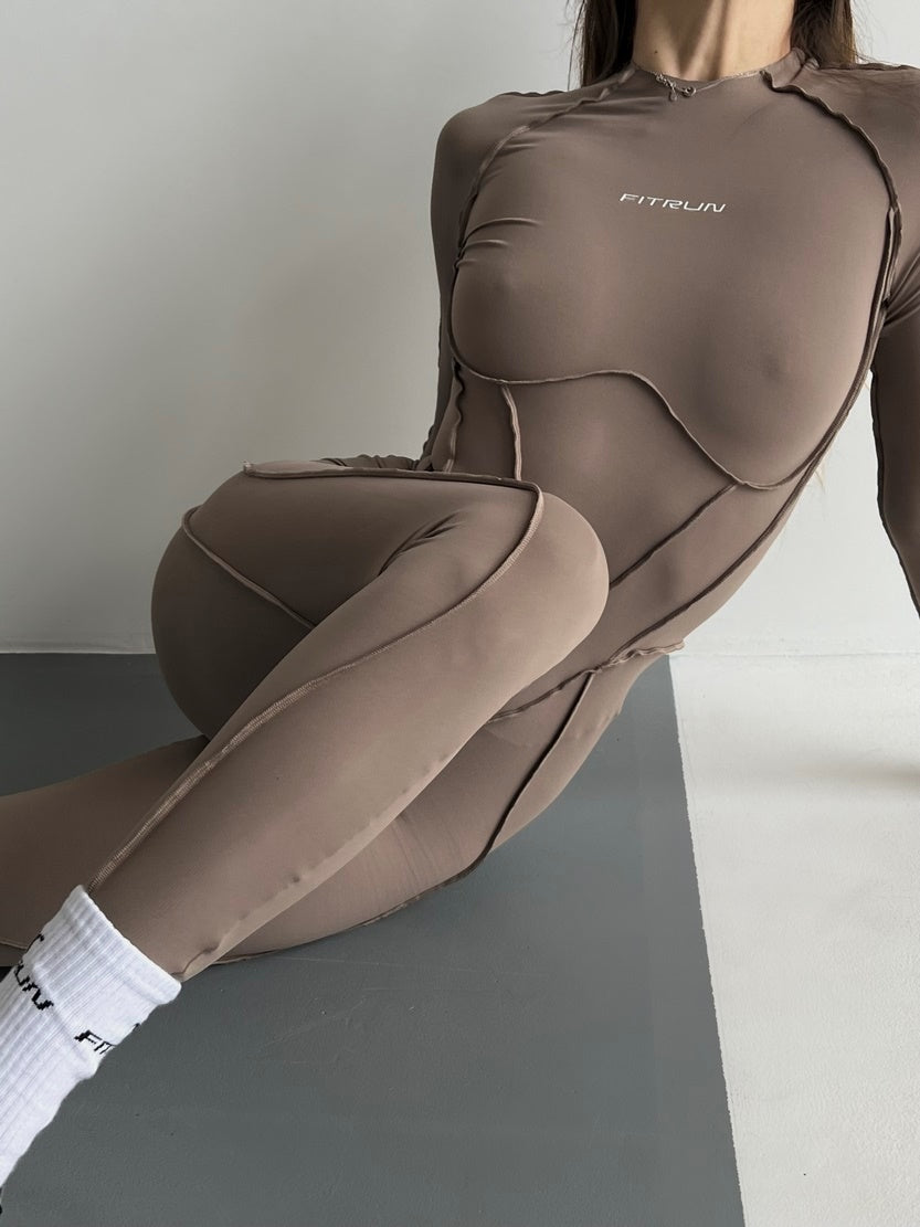 Комбінезон FITRUN BodySuit Long Versa "Sand VE"