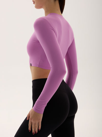 FITRUN Long Sleeve SKIN BASE "Fuchsia VE"