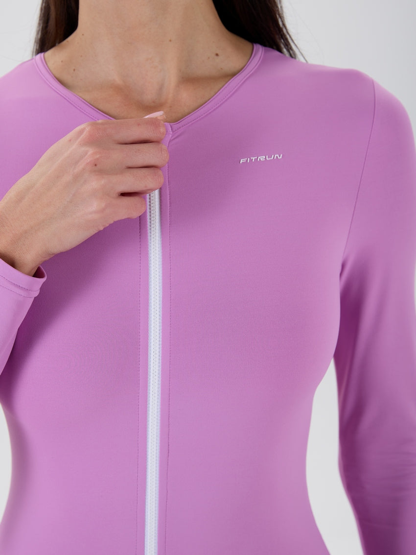 Jumpsuit FITRUN AURA Long "Fuchsia VE"