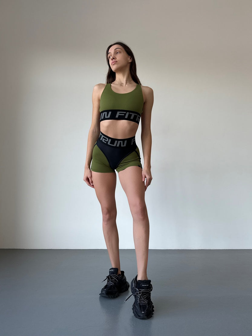 Спортивний Топ FITRUN Top X "Khaki Relief"