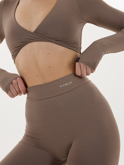 Leggings FITRUN YOGA Allure "Sand VE"