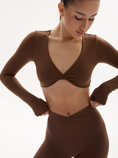 FITRUN Long Sleeve YOGA "Caramel NE"