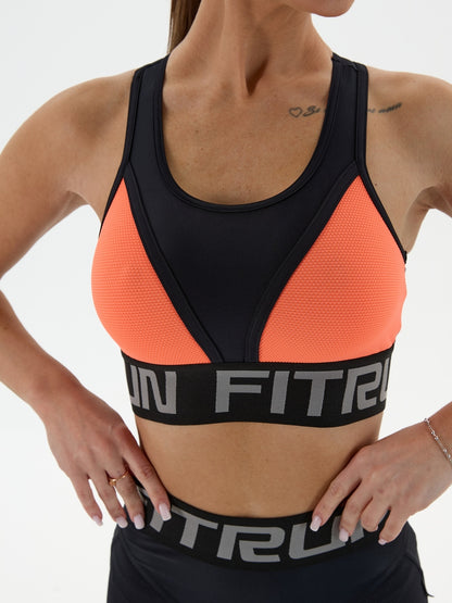 Sports Top FITRUN Top "Orange Relief"
