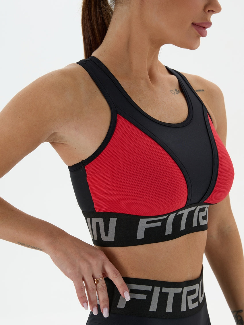 Sports Top FITRUN Top "Red Relief"