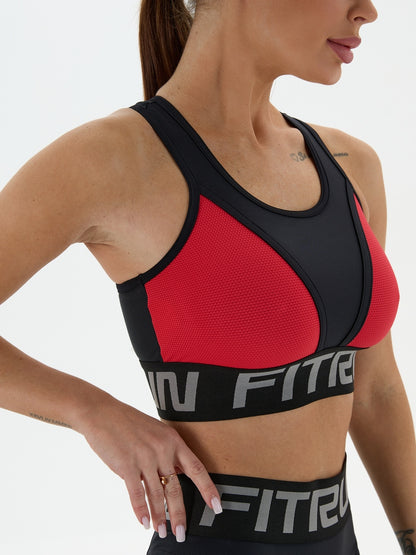 Sports Top FITRUN Top "Red Relief"