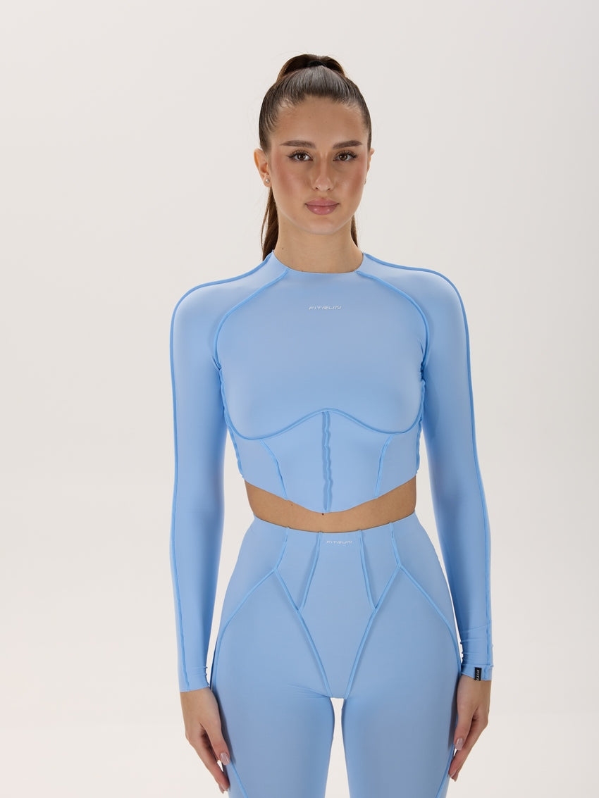 FITRUN Long Sleeve-Corset Versa "Sky VE"