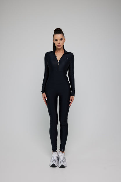 Jumpsuit FITRUN Jumpsuit Base Long "Total Black"