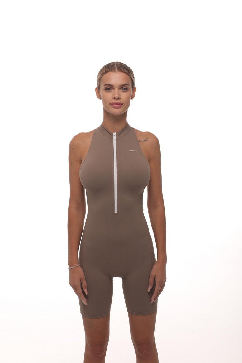 Комбінезон FITRUN Jumpsuit YOGA Short "Sand VE"