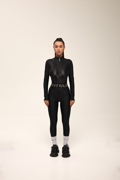 Jumpsuit FITRUN Jumpsuit Super Nuts Long "Black Blaze"