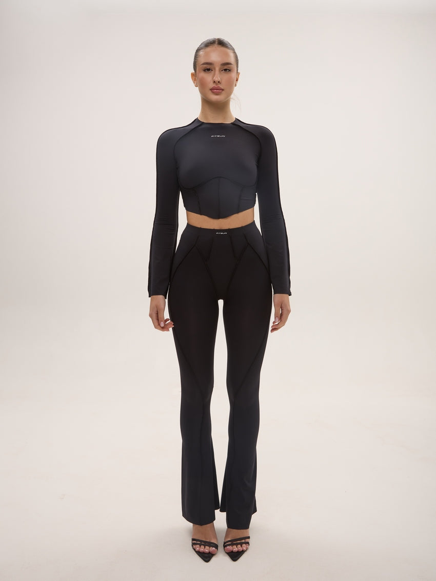 Leggings FITRUN Leggings DISCO Versa "Black VE"