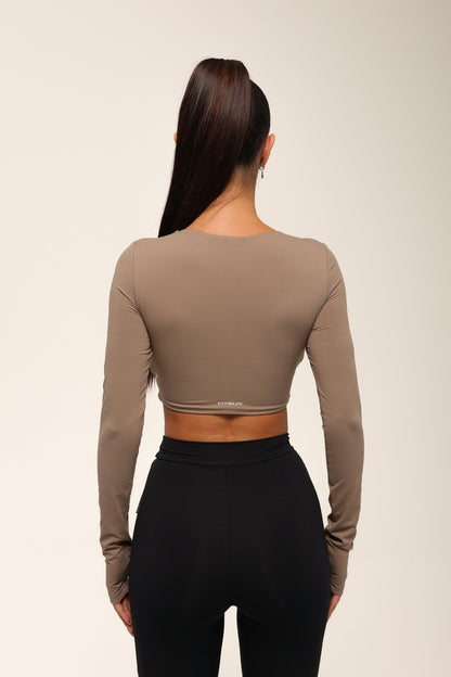 Рашгард  FITRUN Rashguard YOGA "Sand VE"
