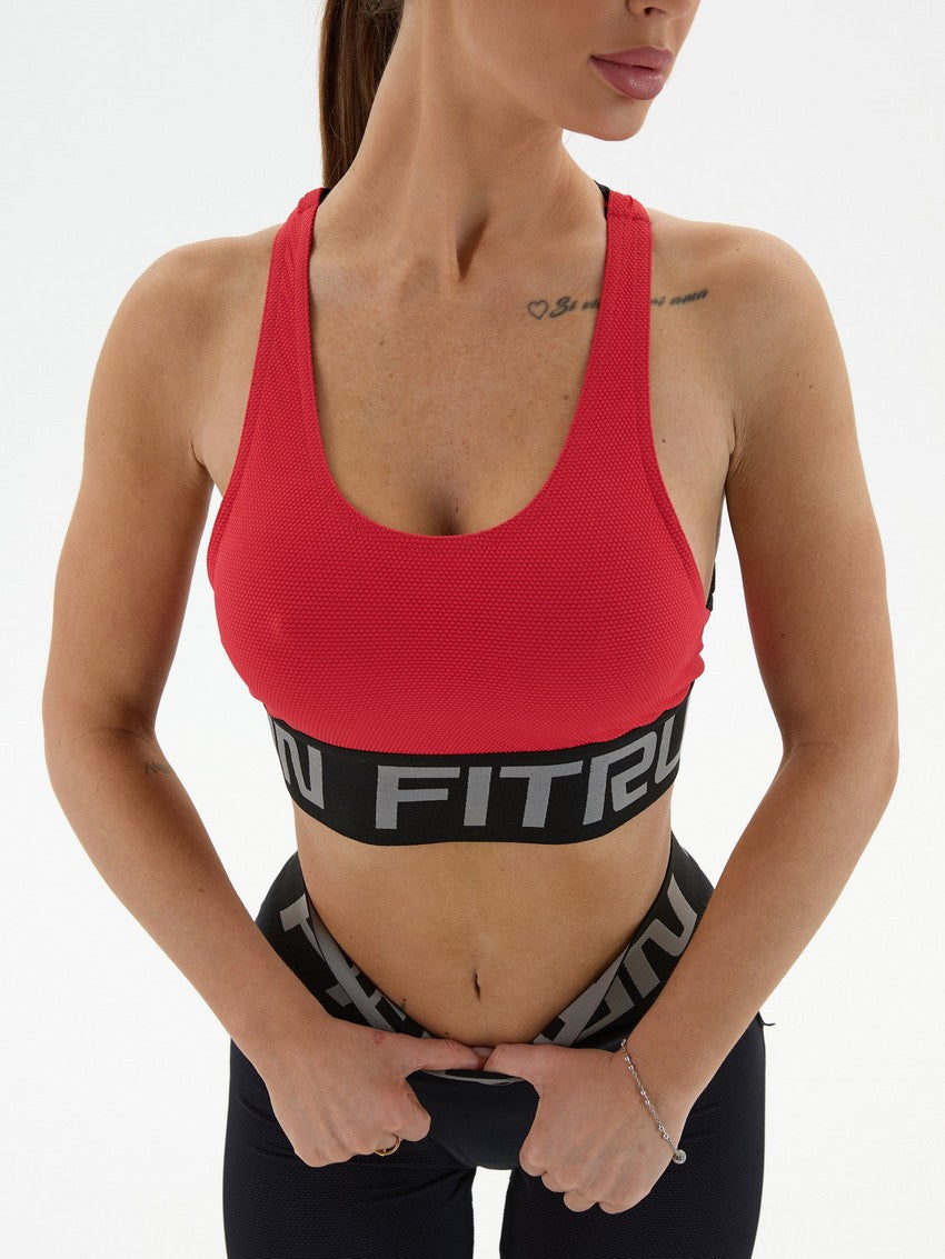 Sports Top FITRUN Top X Brand "Red Relief"