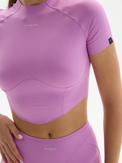 T-shirt-Corset FITRUN Versa 2.0 "Fuchsia VE"
