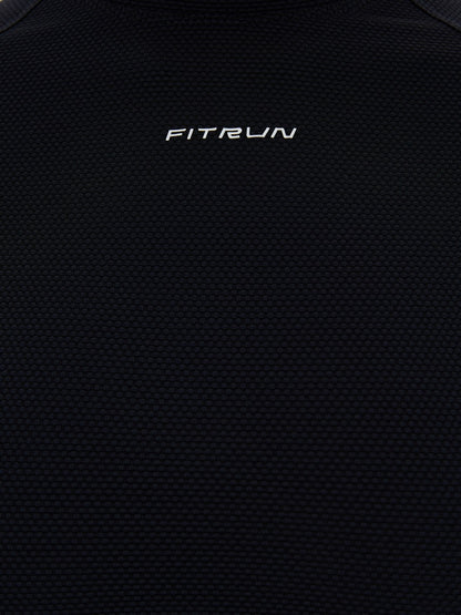 FITRUN Long Sleeve CORE "Black Relief"