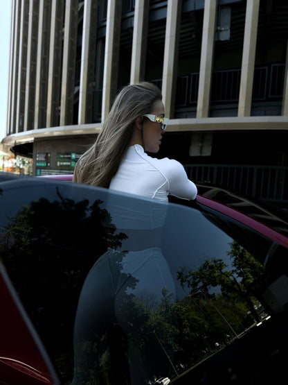 FITRUN Long Sleeve-Corset DISCO Versa "White VE"