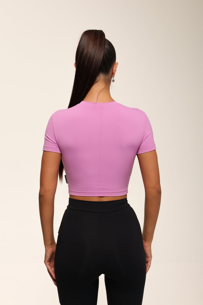 Футболка укорочена FITRUN T-shirt Short SKIN BASE "Fuchsia VE"