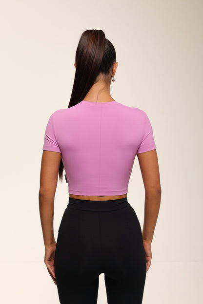 Футболка укорочена FITRUN T-shirt Short SKIN BASE "Fuchsia VE"
