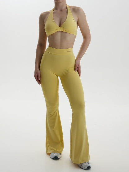 Leggings FITRUN YOGA Allure FLARE "Lemon NE"