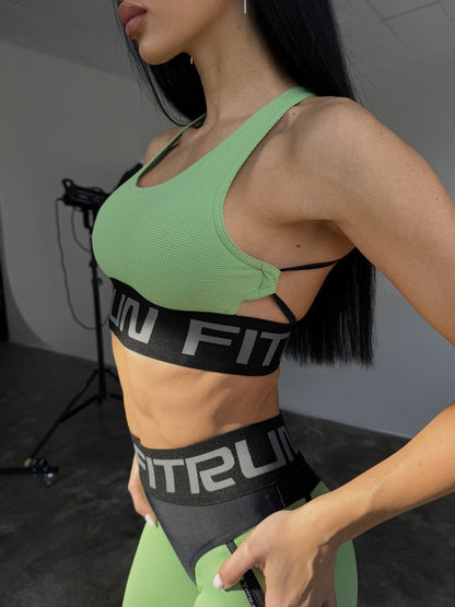 Спортивний Топ FITRUN Top X "Avocado Relief"