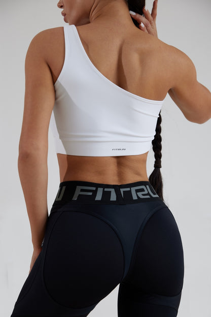 Sports Top FITRUN Top Racy "Total White"