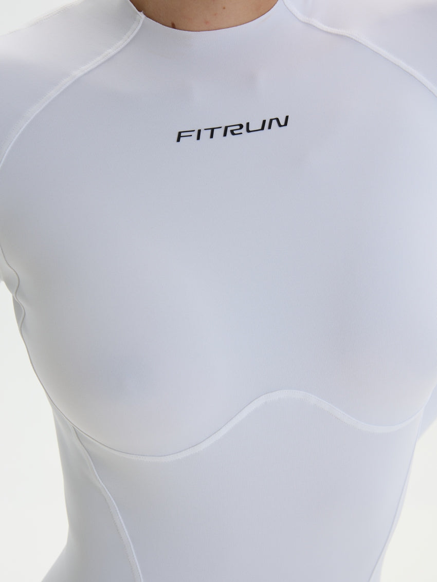 Jumpsuit FITRUN LONG Versa 2.0 "White VE"