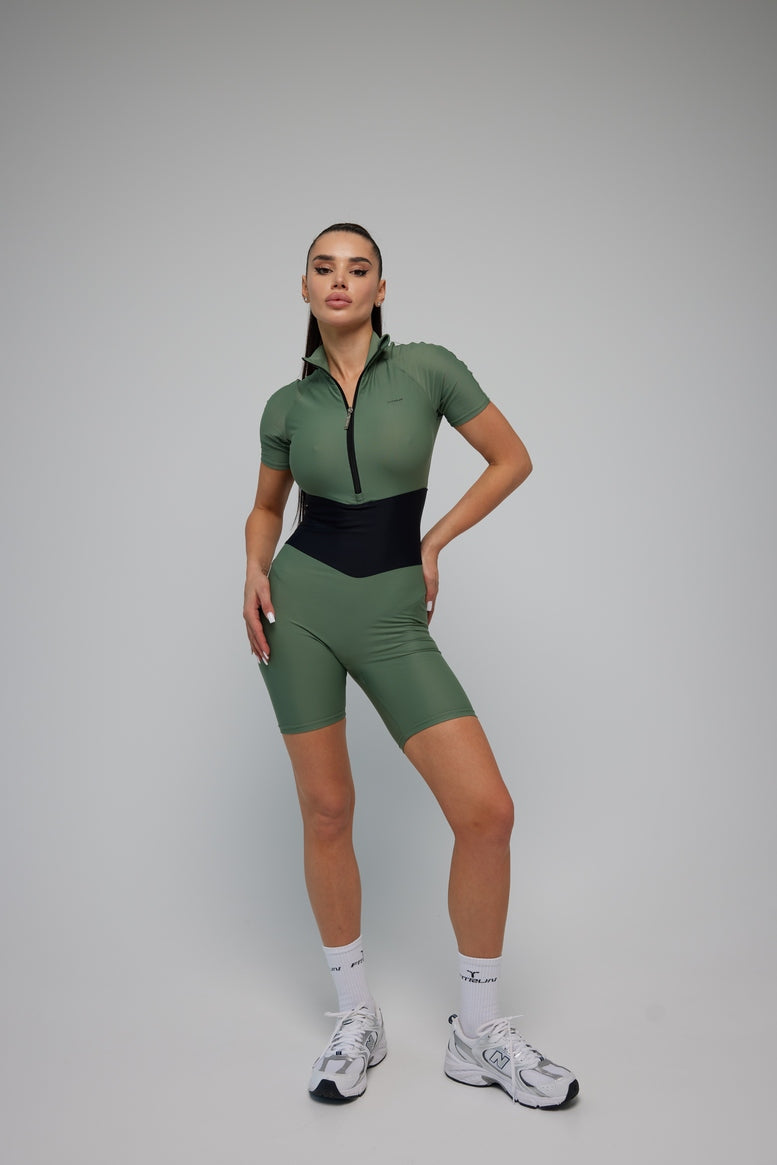 Комбінезон FITRUN Jumpsuit Base Short "Olive"