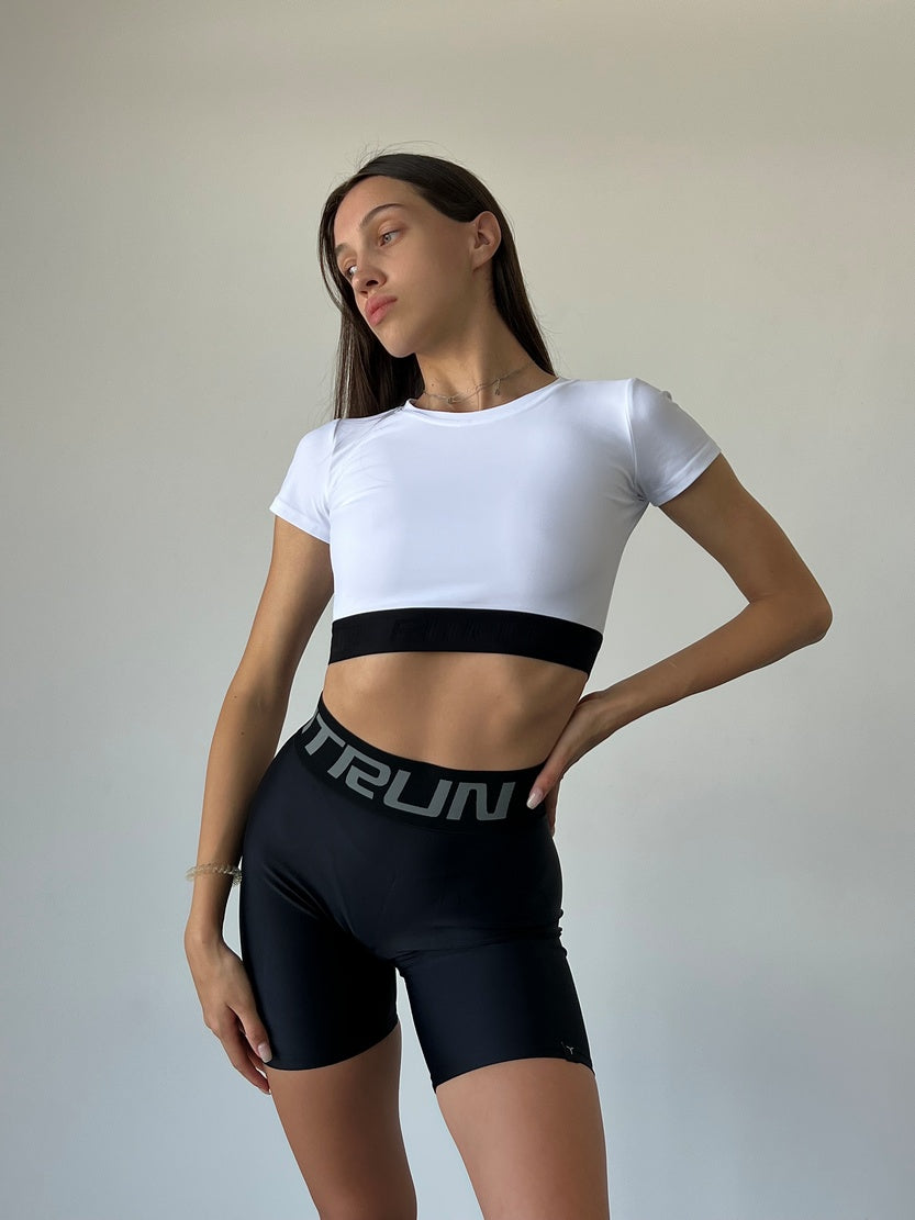 FITRUN Midi T-shirt "White"