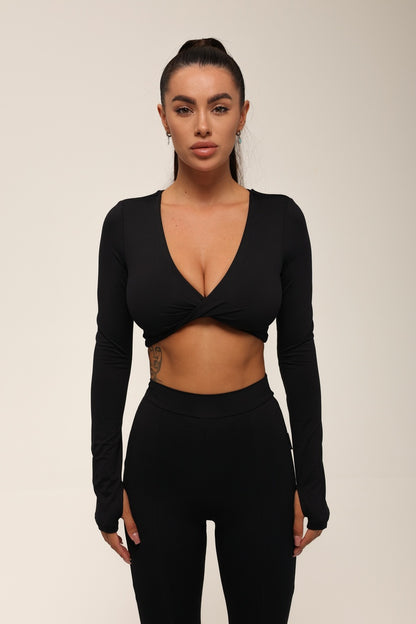 Рашгард  FITRUN Rashguard YOGA "Black VE"