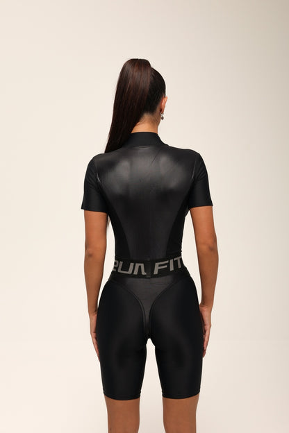 Jumpsuit FITRUN Jumpsuit Super Nuts Short "Black Blaze"
