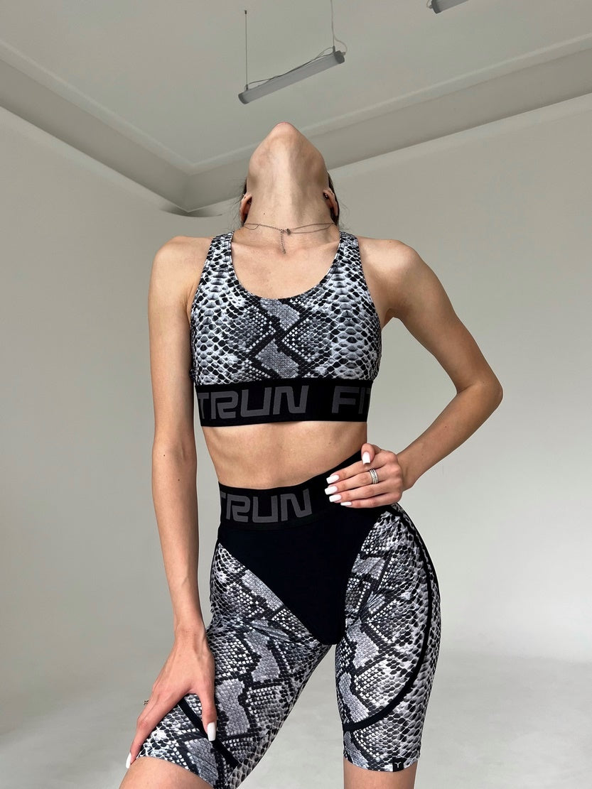 Велосипедки FITRUN Cycling Super Nuts "White Python"